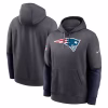 New England Patriots Nike 2024 Sideline Club Pullover Hoodie – Anthracite
