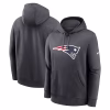 New England Patriots Nike Club Logo Pullover Hoodie – Anthracite