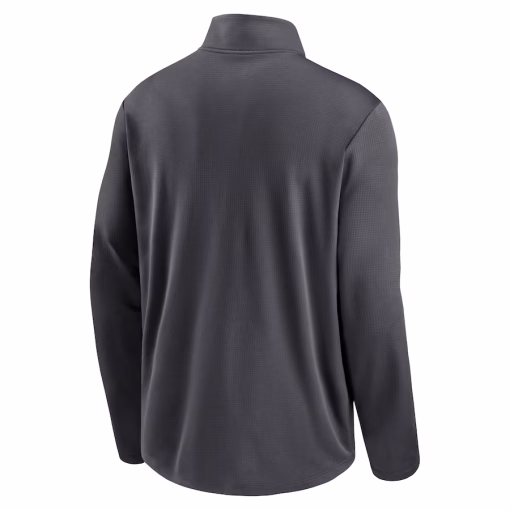New England Patriots Nike Logo Pacer Performance Half-Zip Jacket – Anthracite - Image 3