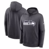 Seattle Seahawks Nike Club Logo Pullover Hoodie – Anthracite