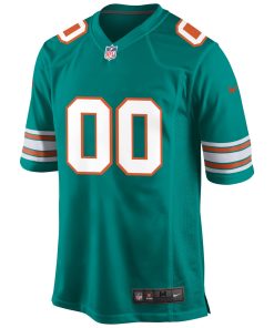 Alternative view of Miami Dolphins Nike Alternate Custom Game Jersey – Aqua