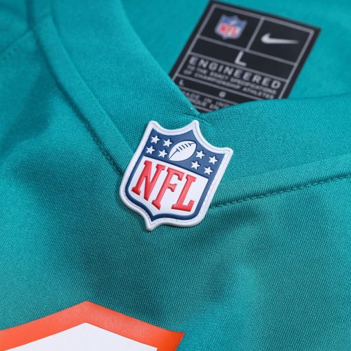 Miami Dolphins Nike Alternate Custom Game Jersey – Aqua - Image 4