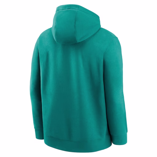 Miami Dolphins Nike Big & Tall Club Logo Pullover Hoodie – Aqua - Image 3