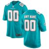 Miami Dolphins Nike Custom Game Jersey – Aqua