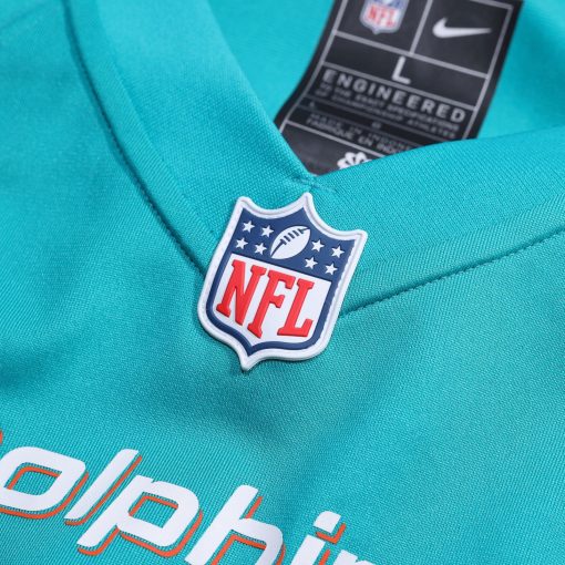 Miami Dolphins Nike Custom Game Jersey – Aqua - Image 4