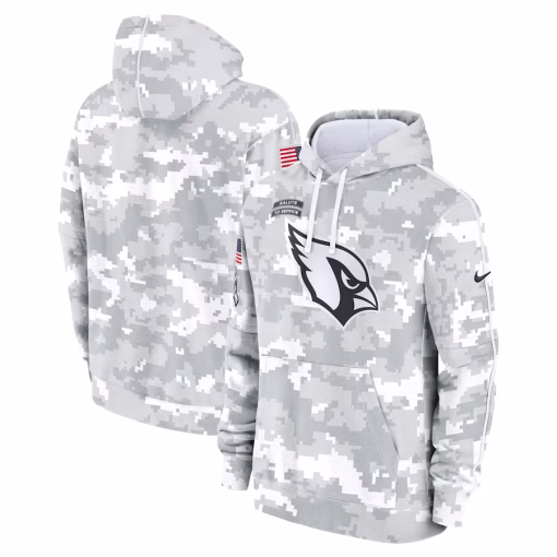 Seattle Seahawks Nike Youth 2024 Salute To Service Pullover Hoodie – White/Gray