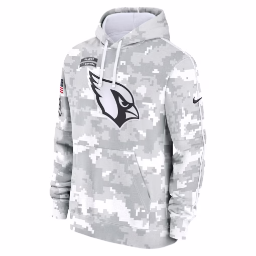 Seattle Seahawks Nike Youth 2024 Salute To Service Pullover Hoodie – White/Gray - Image 2
