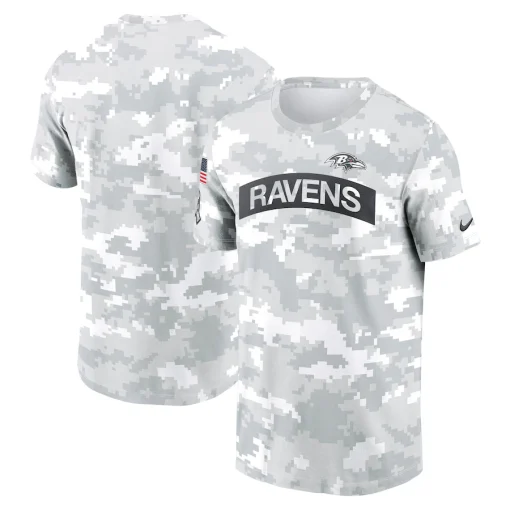 Baltimore Ravens Nike 2024 Salute To Service Performance T-Shirt – Arctic Camo