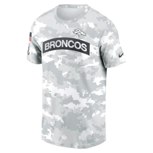 Denver Broncos Nike 2024 Salute To Service Performance T-Shirt – Arctic Camo - Image 3