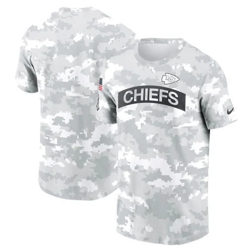 Men’s Kansas City Chiefs Nike Arctic Camo 2024 Salute To Service Performance T-Shirt