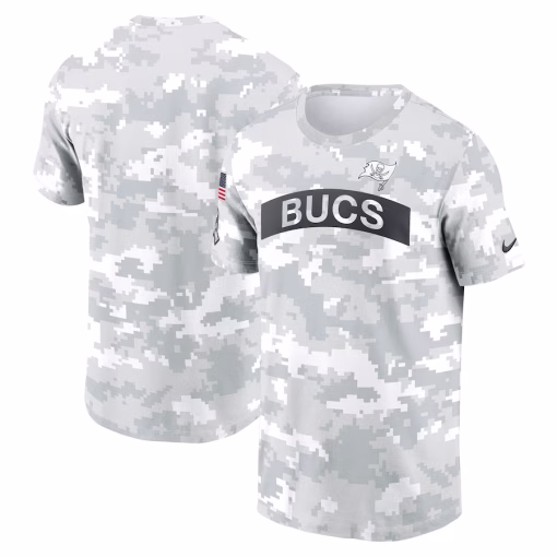 Tampa Bay Buccaneers Nike 2024 Salute To Service Performance T-Shirt – Arctic Camo