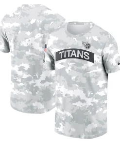Tennessee Titans Nike 2024 Salute To Service Performance T-Shirt – Arctic Camo
