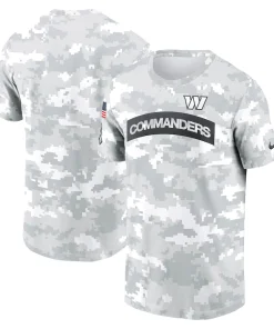 Washington Commanders Nike 2024 Salute To Service Performance T-Shirt – Arctic Camo
