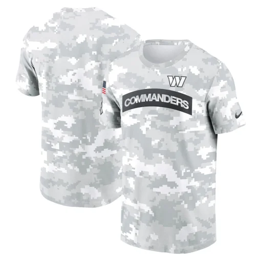 Washington Commanders Nike 2024 Salute To Service Performance T-Shirt – Arctic Camo