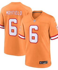 Baker Mayfield Tampa Bay Buccaneers Nike Throwback Game Jersey – Orange