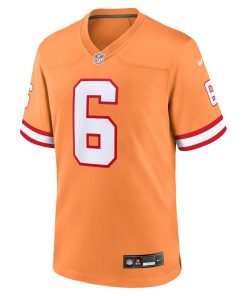 Alternative view of Baker Mayfield Tampa Bay Buccaneers Nike Throwback Game Jersey – Orange