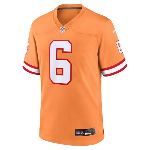 Baker Mayfield Tampa Bay Buccaneers Nike Throwback Game Jersey – Orange - Image 2