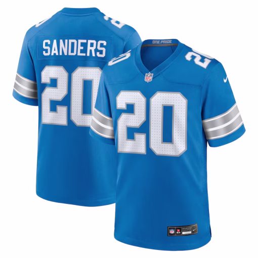 Barry Sanders Detroit Lions Nike Retired Player Game Jersey – Blue
