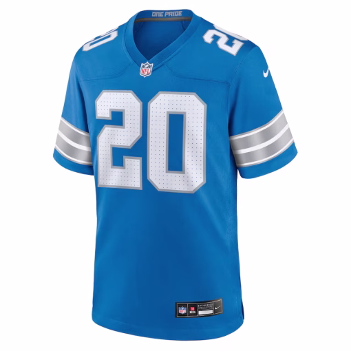 Barry Sanders Detroit Lions Nike Retired Player Game Jersey – Blue - Image 2