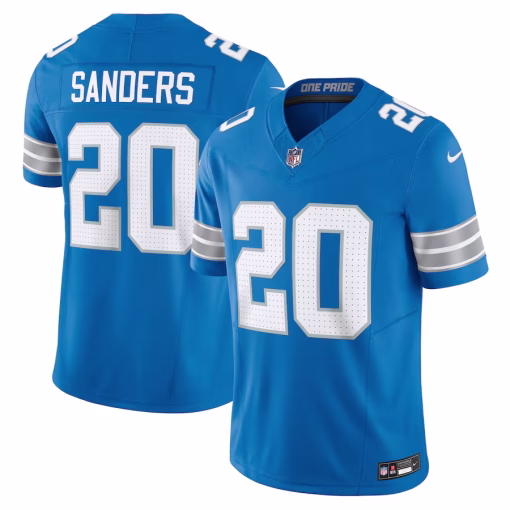 Barry Sanders Detroit Lions Nike Vapor F.U.S.E. Limited Jersey – Blue