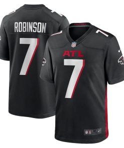 Bijan Robinson Atlanta Falcons Nike Game Jersey – Black