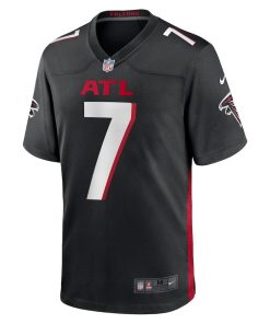 Alternative view of Bijan Robinson Atlanta Falcons Nike Game Jersey – Black