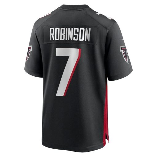 Bijan Robinson Atlanta Falcons Nike Game Jersey – Black - Image 3
