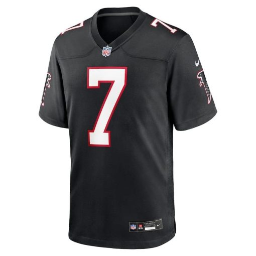 Bijan Robinson Atlanta Falcons Nike Women’s Alternate Game Jersey – Black - Image 2