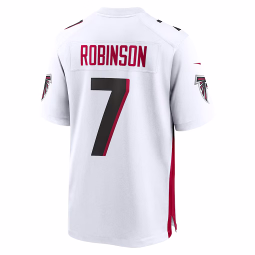 Bijan Robinson Atlanta Falcons Nike Game Jersey – White - Image 3