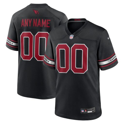 Arizona Cardinals Nike Alternate Custom Game Jersey – Black