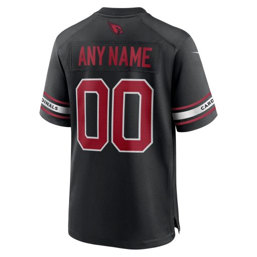 Arizona Cardinals Nike Alternate Custom Game Jersey – Black - Image 3