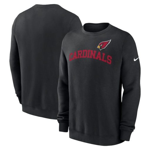 Arizona Cardinals Nike Club Pullover Sweatshirt – Black