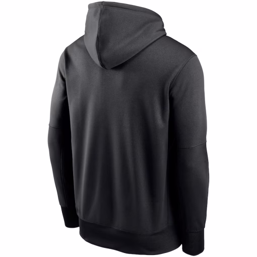 Arizona Cardinals Nike Fan Gear Primary Logo Therma Performance Pullover Hoodie – Black - Image 3