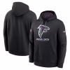 Atlanta Falcons Nike 2024 NFL Crucial Catch Club Pullover Hoodie – Black