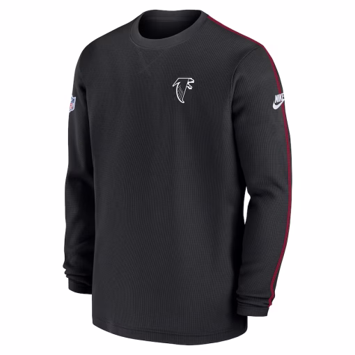 Atlanta Falcons Nike Alternate Logo Coach Long Sleeve Top – Black - Image 2