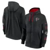 Atlanta Falcons Nike Club Full-Zip Hoodie Jacket – Black