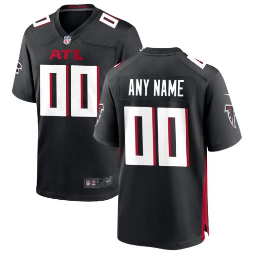 Atlanta Falcons Nike Custom Game Jersey – Black