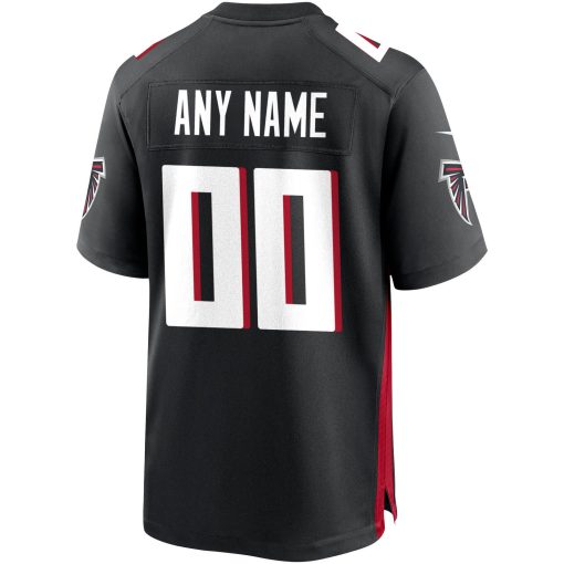 Atlanta Falcons Nike Custom Game Jersey – Black - Image 3