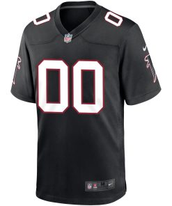 Alternative view of Atlanta Falcons Nike Throwback Custom Game Jersey – Black