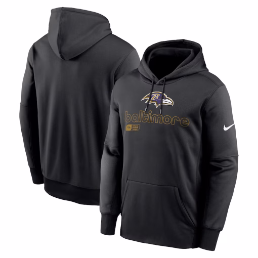 Baltimore Ravens Nike Performance Pullover Hoodie – Black