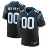 Carolina Panthers Nike Custom Game Jersey – Black