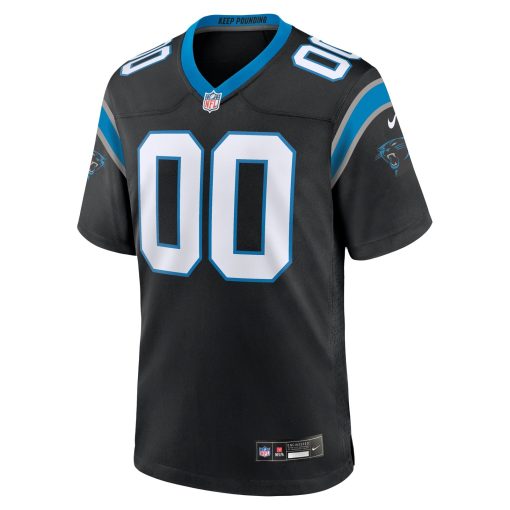 Carolina Panthers Nike Custom Game Jersey – Black - Image 2