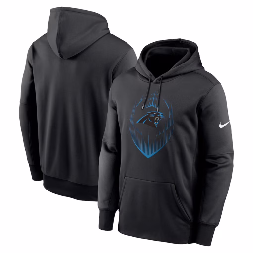 Carolina Panthers Nike Icon Performance Pullover Hoodie – Black