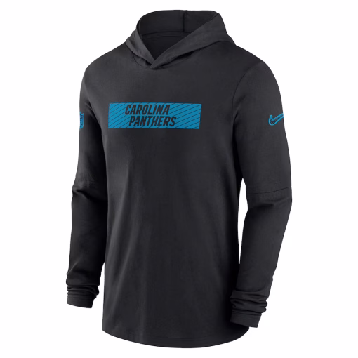New England Patriots Nike Fan Gear Wordmark Performance Pullover Hoodie – Navy - Image 2