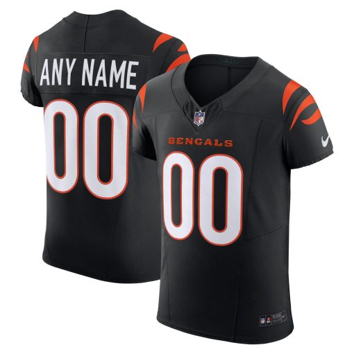 Cincinnati Bengals Nike Team Vapor F.U.S.E. Elite Custom Jersey –  Black