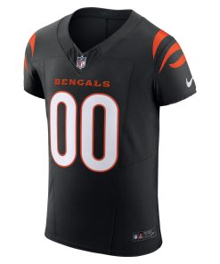 Alternative view of Cincinnati Bengals Nike Team Vapor F.U.S.E. Elite Custom Jersey –  Black