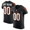 Cincinnati Bengals Nike Vapor Elite Custom Jersey – Black