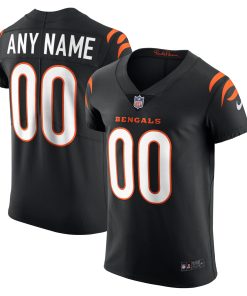 Cincinnati Bengals Nike Vapor Elite Custom Jersey – Black