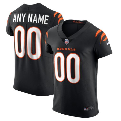 Cincinnati Bengals Nike Vapor Elite Custom Jersey – Black