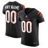 Cincinnati Bengals Nike Vapor Elite Custom Jersey – Black
